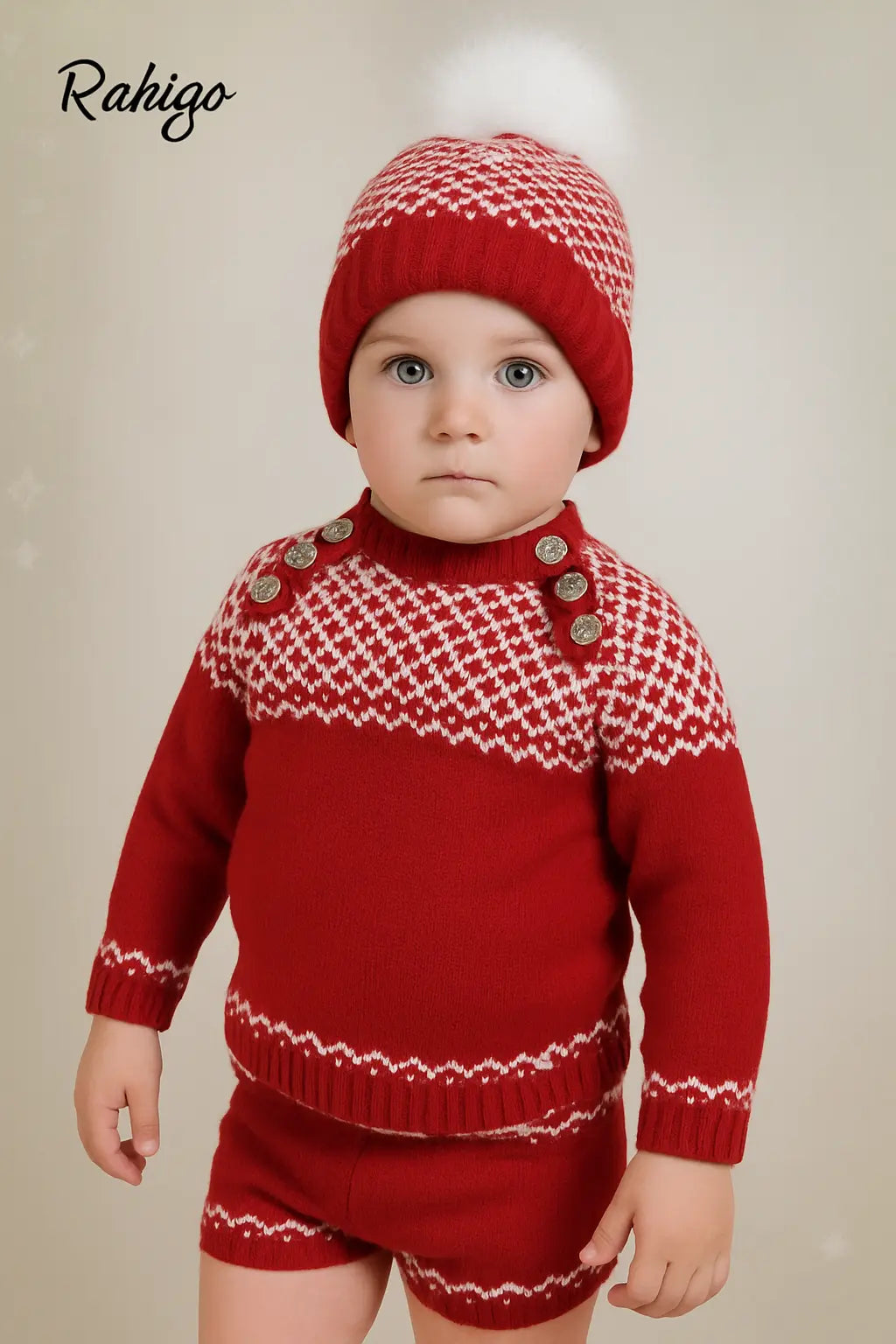 AW25 Rahigo Red & White Boys 5p Set - dainty Delilah 