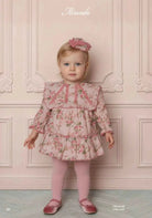 AW26 Miranda Baby Girls Vintage Rose Floral Dress