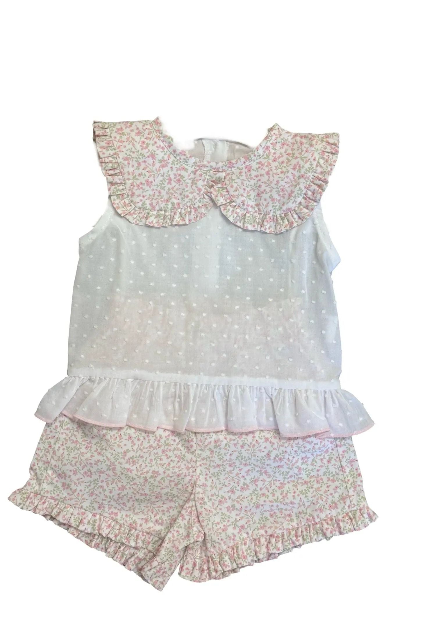 Baby Girls Floral Short Set Dainty Delilah
