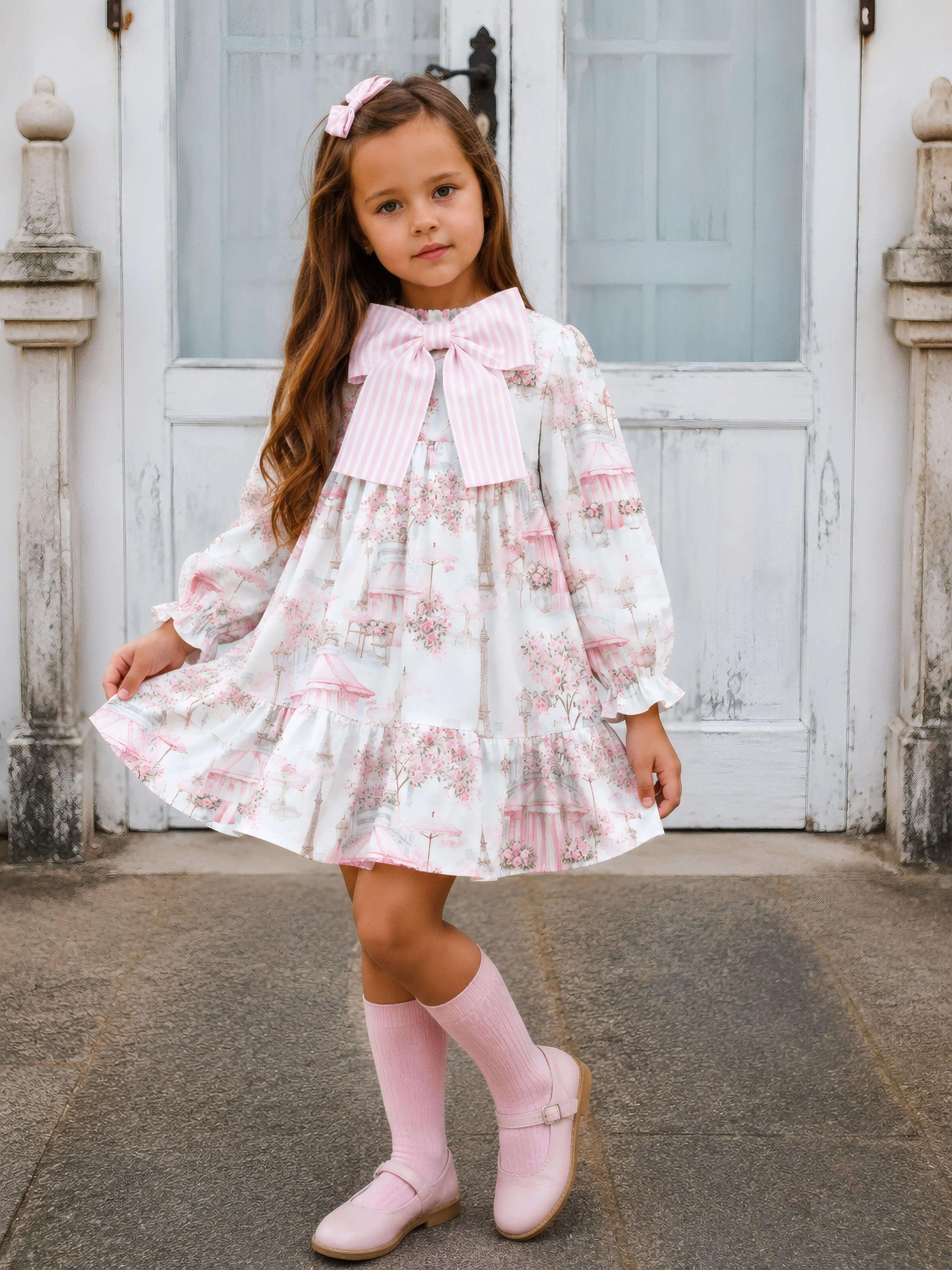 AW26 Dainty Delilah Girls Paris Puff Dress Dainty Delilah