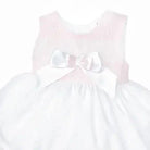 Baby Girls Smock White & Pink Summer Dress Dainty Delilah