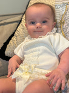Baby Girls Cream  Lace Jam Pant Set Dainty Delilah