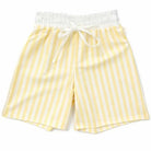 Boys Summer Lemon Stripe Swimming Shorts Dainty Delilah