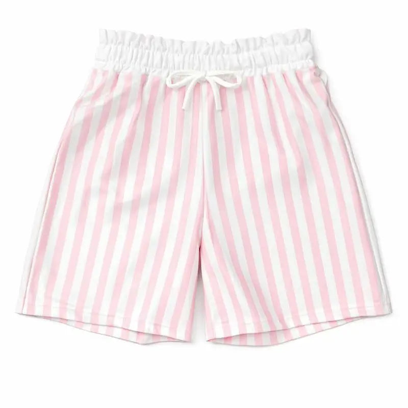 Boys Summer Pink Stripe Swimming Shorts Dainty Delilah