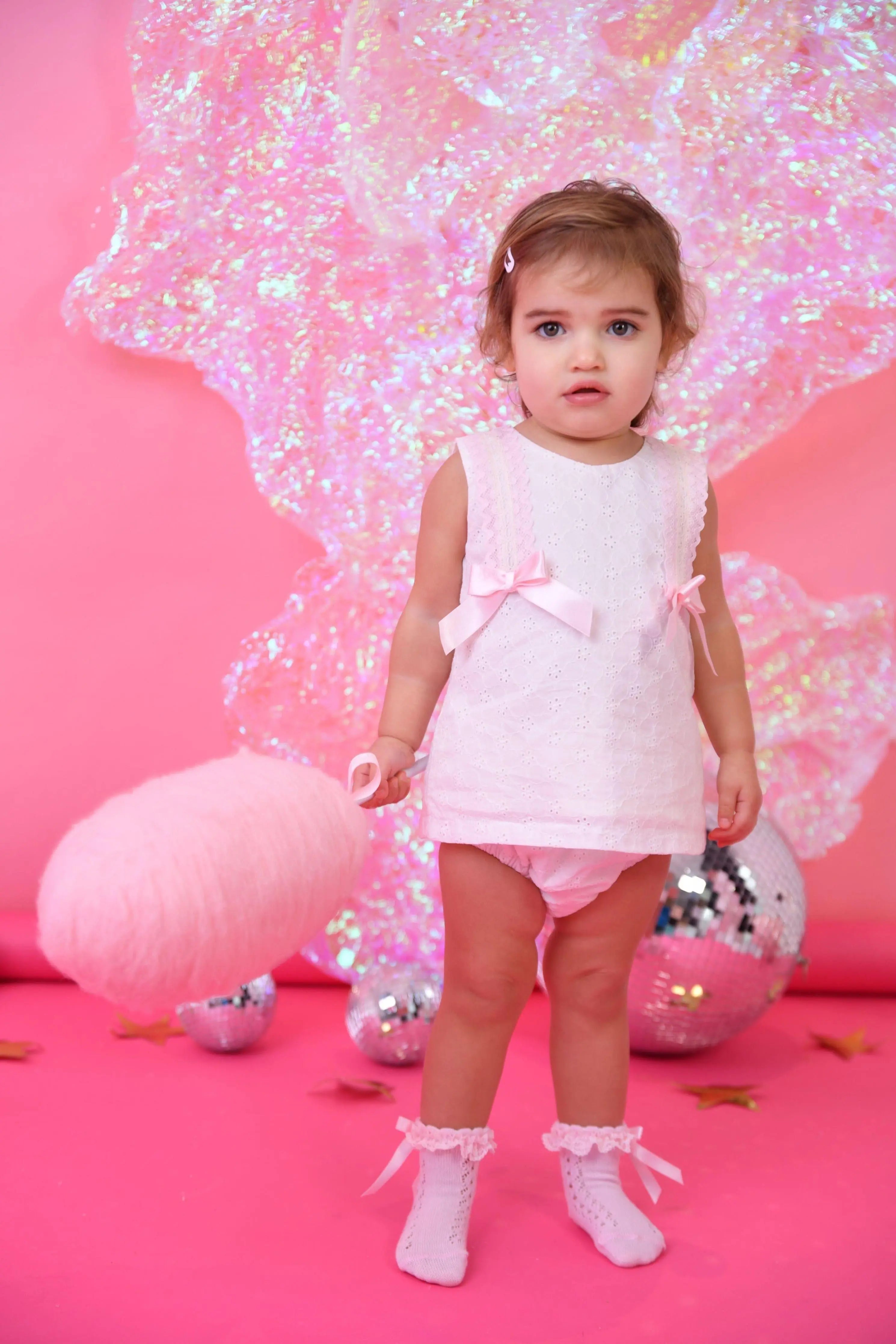 SS25 Baby Girls Elsie Dress & Knickers Dainty Delilah