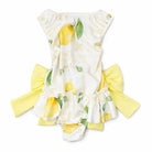 Girls Summer Lemon Frilly Bow Swimming Costume Dainty Delilah