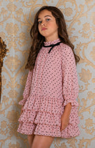 AW26 Miranda Girls Polkadot Frill Trim Dress Miranda
