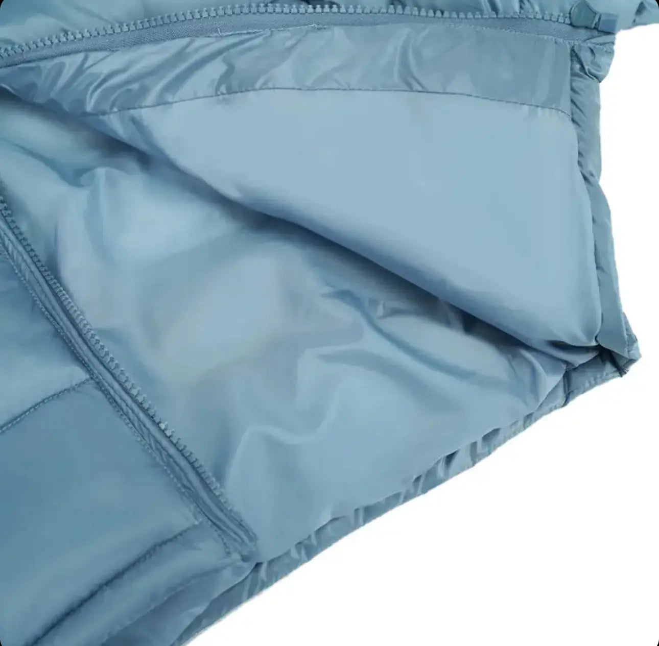 Petrol Blue Fur Hood Unisex Coat Dainty Delilah