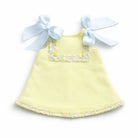 SS26 Baby Girls Lemon Open Back Tulle Dress Dainty Delilah