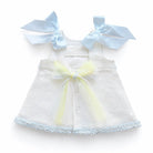 SS26 Baby Girls Blue Spot Open Back Tulle Dress Dainty Delilah