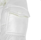 Cream Fur Hood Unisex Coat Dainty Delilah