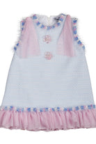 SS26 Naxos Girls Bubblegum Glitter Tulle Dress Naxos