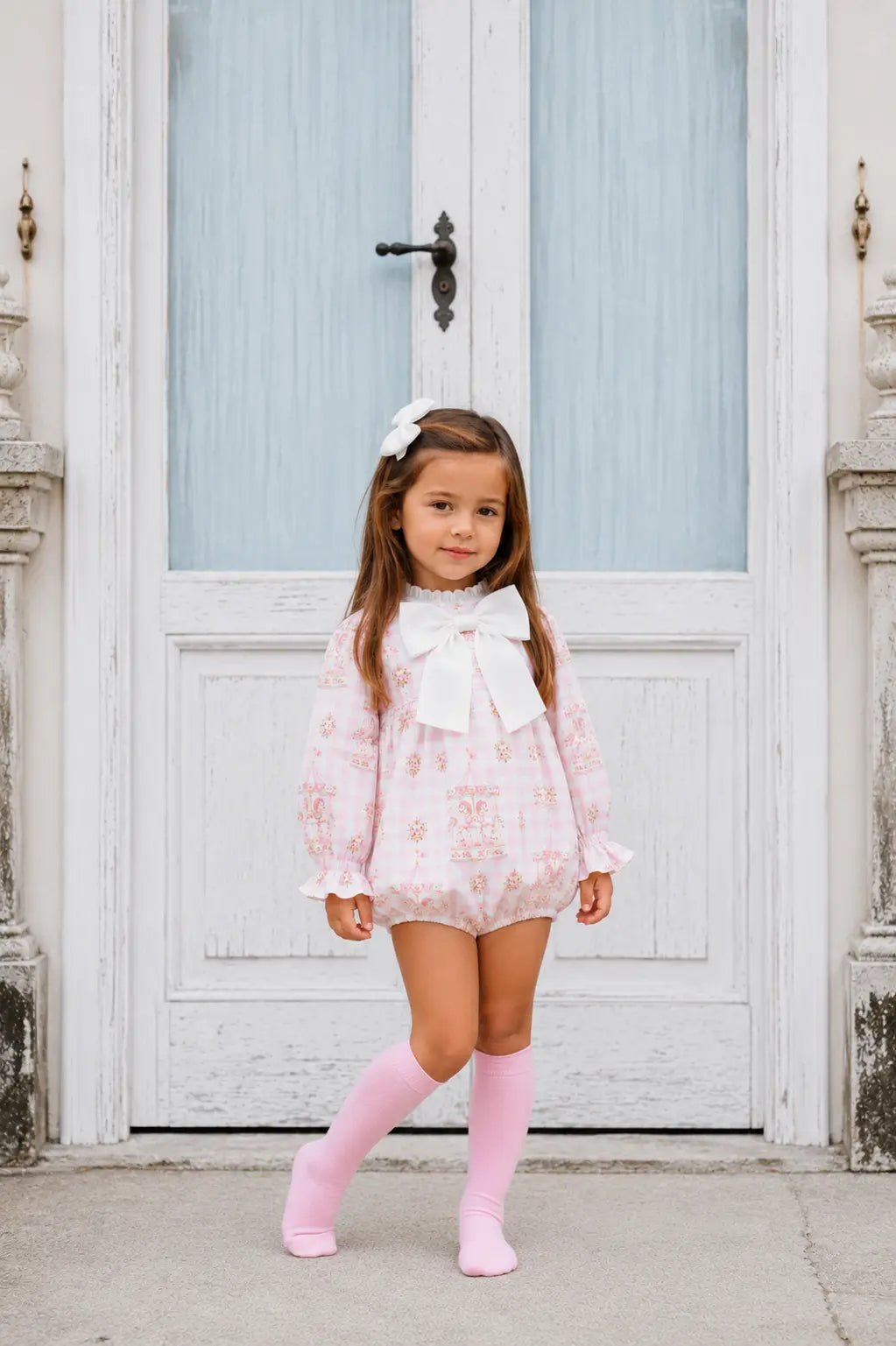AW26 Dainty Delilah Baby Girls Carousel Romper Dainty Delilah