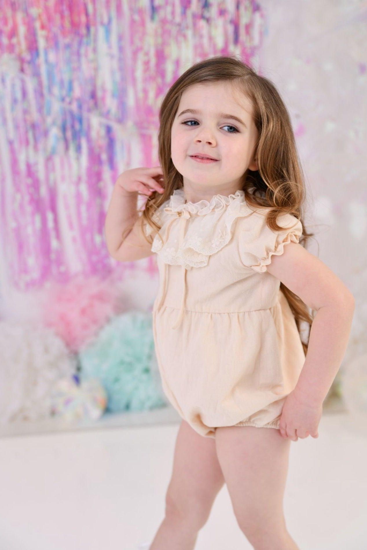 Fofettes & Be Chic Baby Girls Tulle  Romper Dainty Delilah 