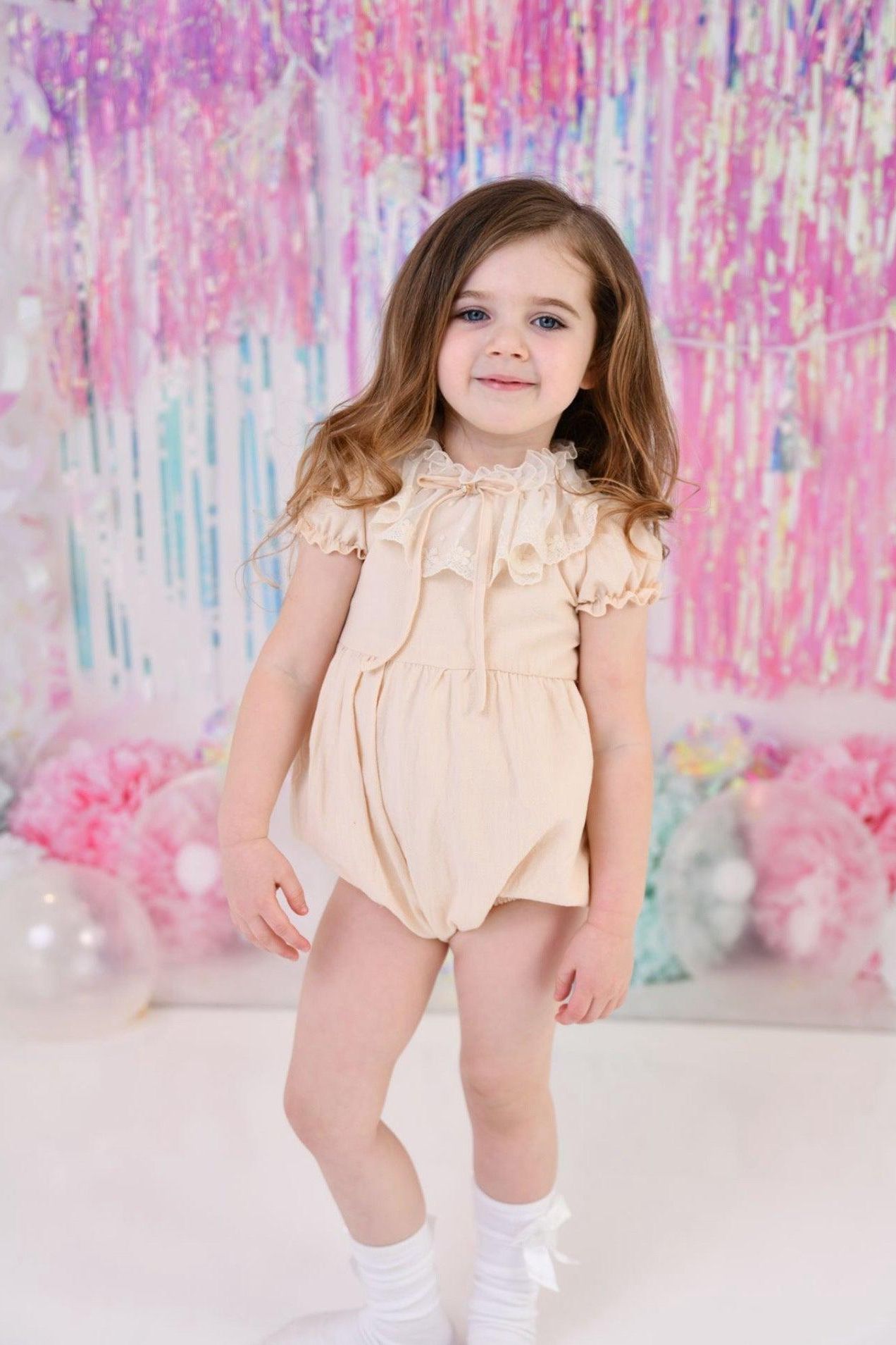 Fofettes & Be Chic Baby Girls Tulle  Romper Dainty Delilah 