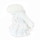 Girls White Frilly Fur Coat