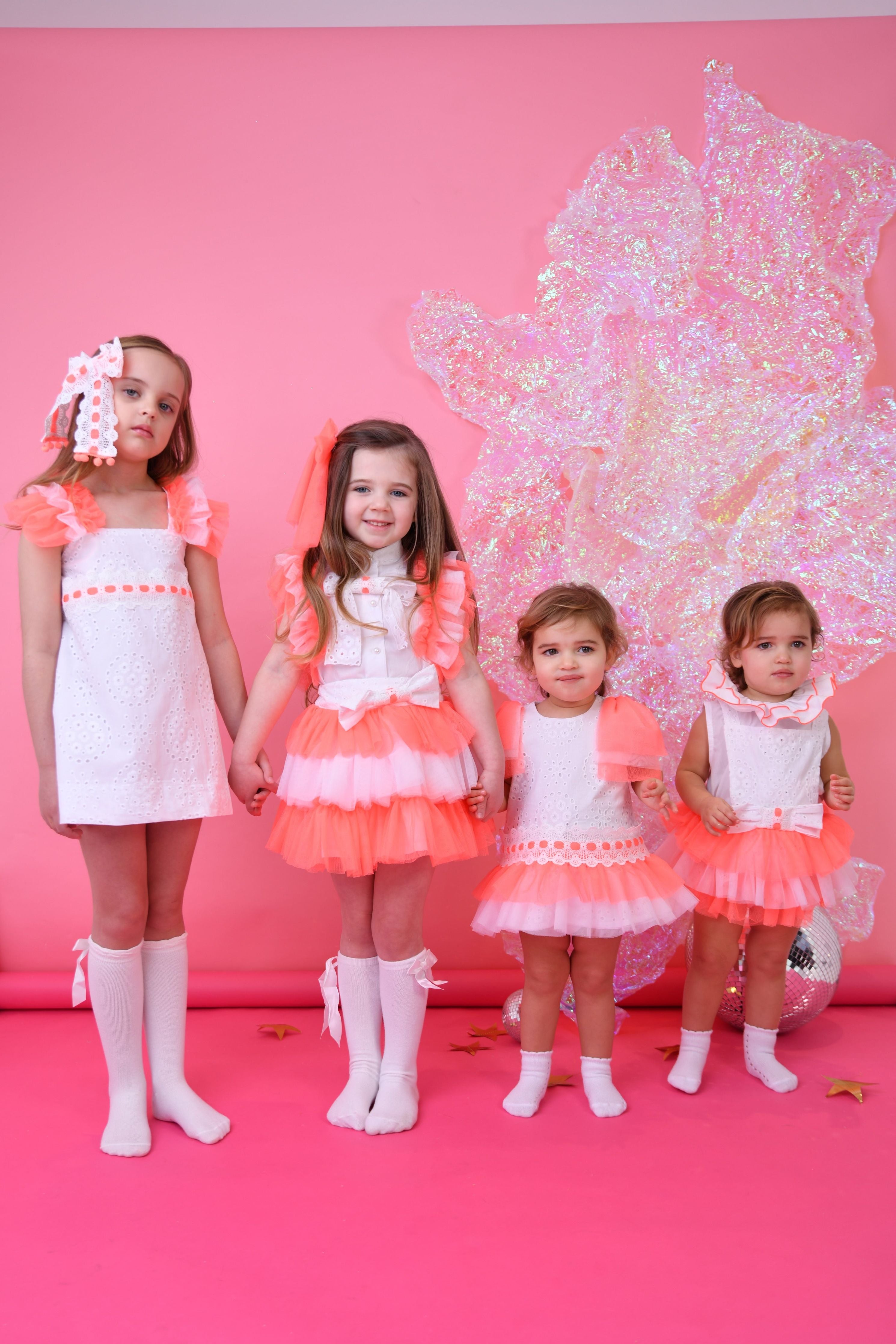 Naxos Girls Neon Tulle Skirt Set - Dainty Delilah
