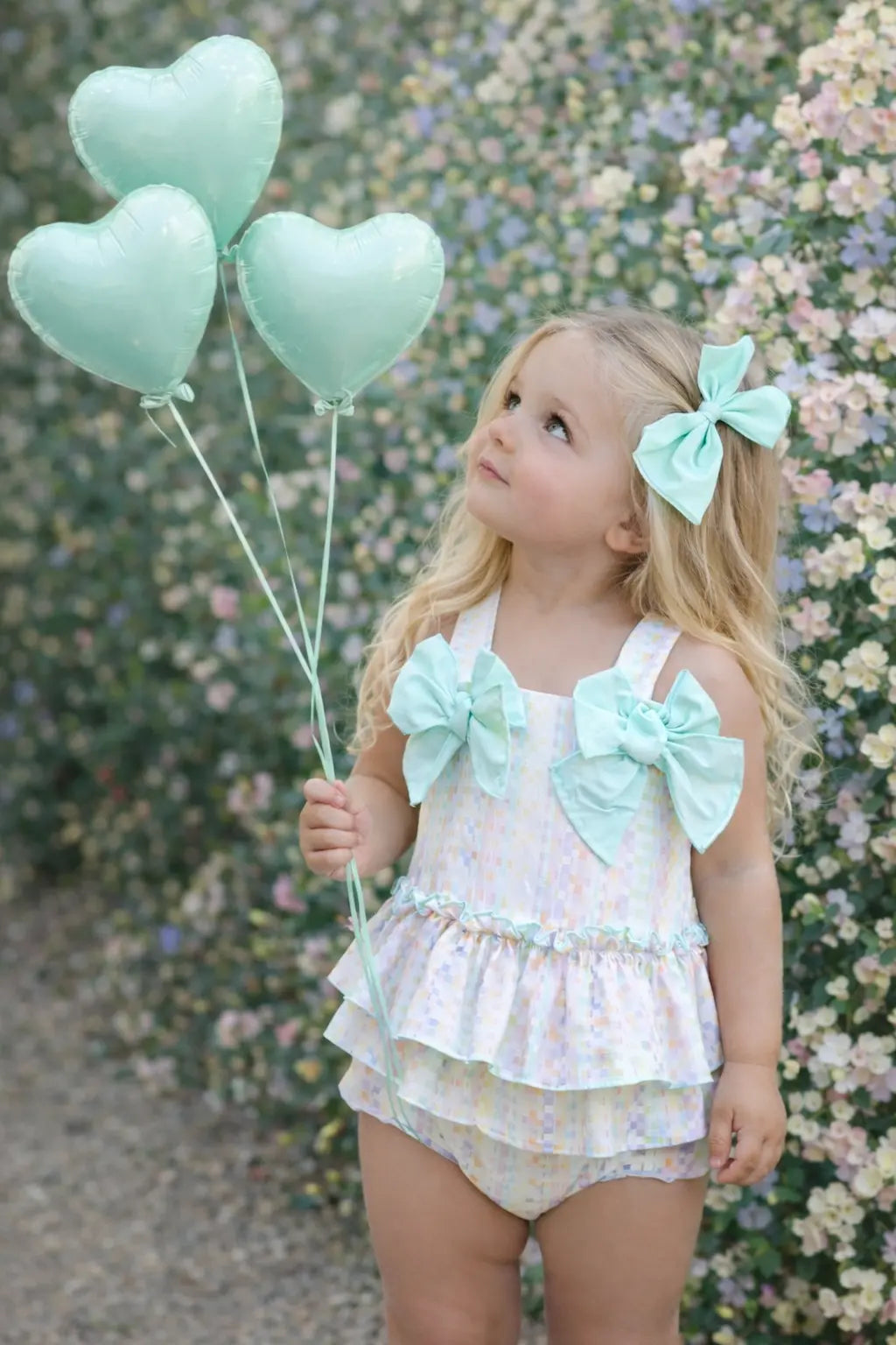 Babine Baby Girls Missoni Multi Abstract Romper Babine