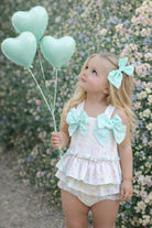 Babine Baby Girls Missoni Multi Abstract Romper Babine