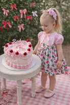 Rochy Girls Cherry Gingham Summer Dress Rochy