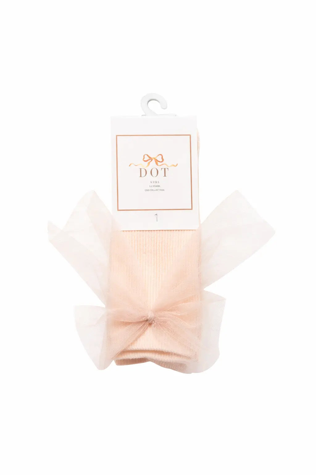 Tulle Girls Spanish Bow Knee Socks Dainty Delilah