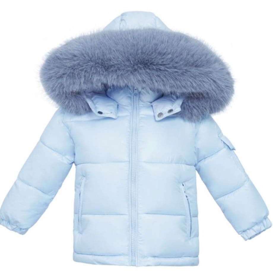 Blue Fur Hood Boys Coat (Please Read) Dainty Delilah