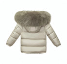 Camel Fur Hood Unisex Coat Upto 12 Years - In Stock Dainty Delilah