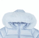 Baby Blue Fur Hood Unisex Coat Upto 12 Years - In Stock Dainty Delilah