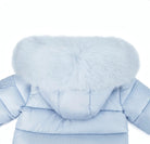 Baby Blue Fur Hood Unisex Coat Upto 12 Years - In Stock Dainty Delilah