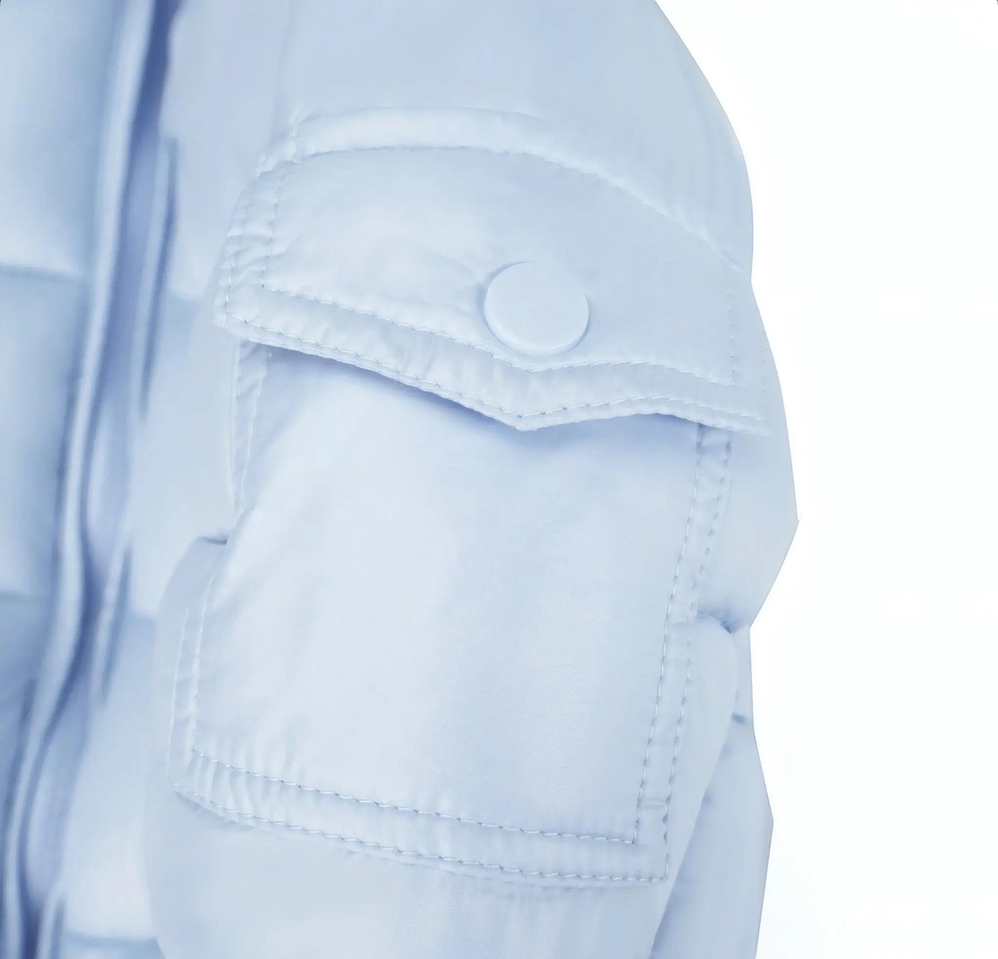Baby Blue Fur Hood Unisex Coat Upto 12 Years - In Stock Dainty Delilah