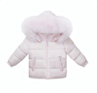 Baby Pink Fur Hood Girls Coat Upto 12 Years - In Stock Dainty Delilah
