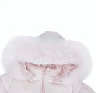 Baby Pink Fur Hood Girls Coat Upto 12 Years - In Stock Dainty Delilah
