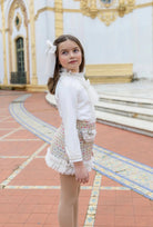 AW26 Naxos Multi Tweed Chanel Blazer, Shirt & Skirt Set Naxos