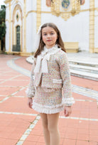 AW26 Naxos Multi Tweed Chanel Blazer, Shirt & Skirt Set Naxos