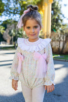 AW26 Naxos Pink Tweed Tulle Baby Romper Naxos