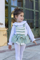 AW26 Naxos Emerald Tweed Baby H Bar Set Naxos
