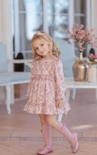 AW26 Miranda Girls Pink Floral Dress Miranda