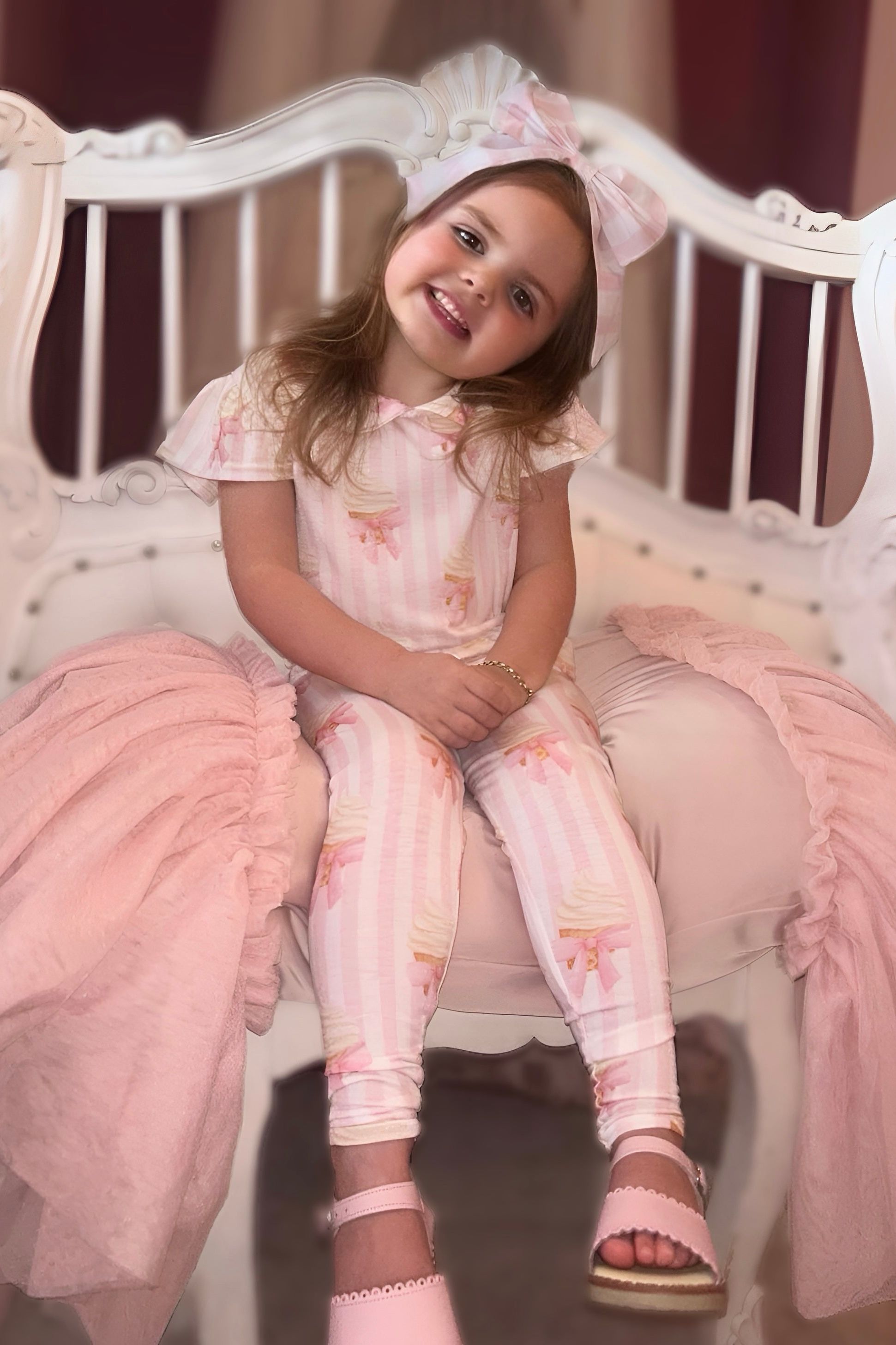 Ice Cream Soft Touch Loungewear Set - Handwash Only Dainty Delilah