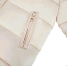 Peach Fur Hood Unisex Coat - In Stock