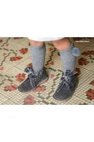 Rochy Grey Glitter Boots NON RETURNABLE - Dainty Delilah