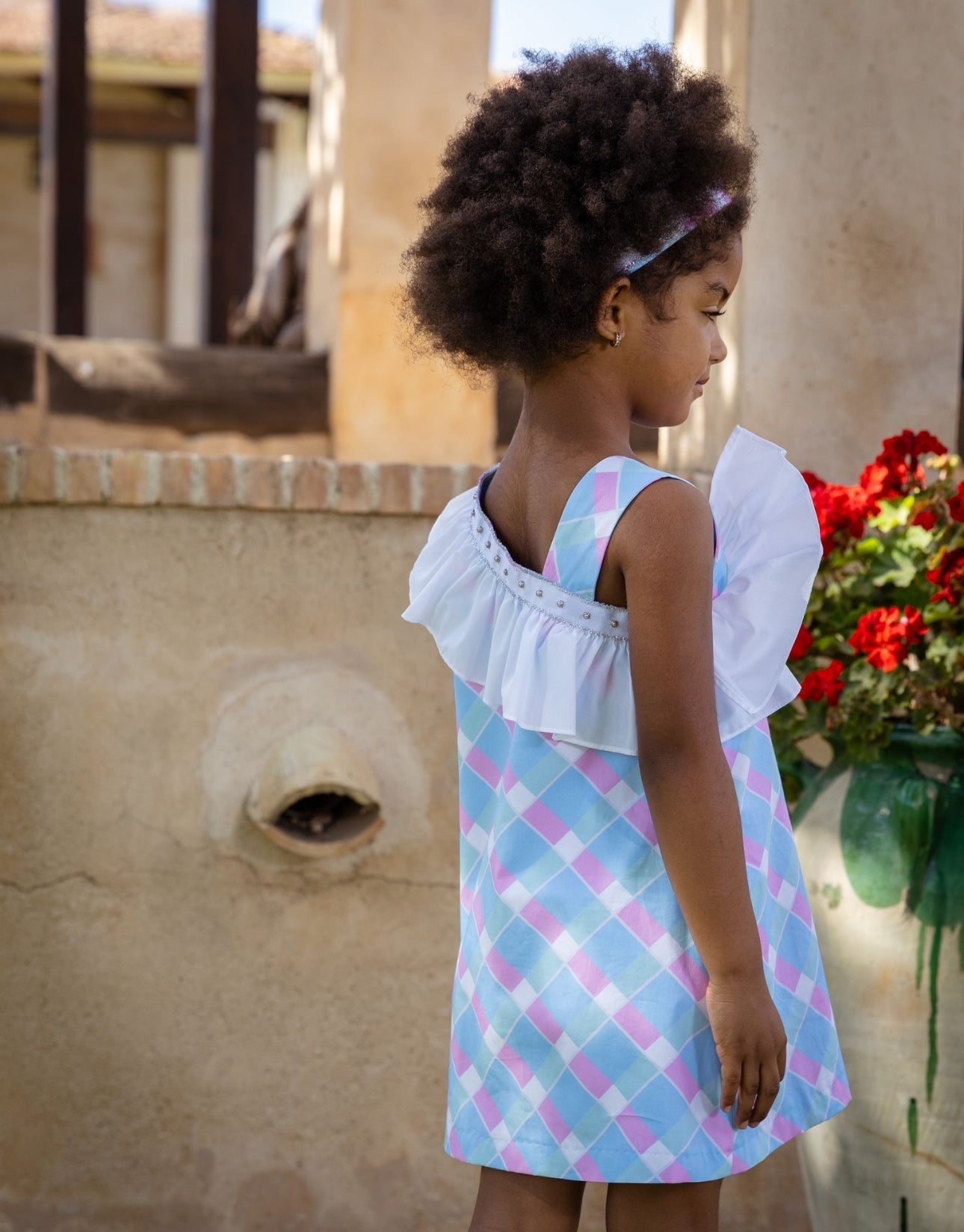 Rochy Girls Barbie Pastel A Line Dress - Dainty Delilah