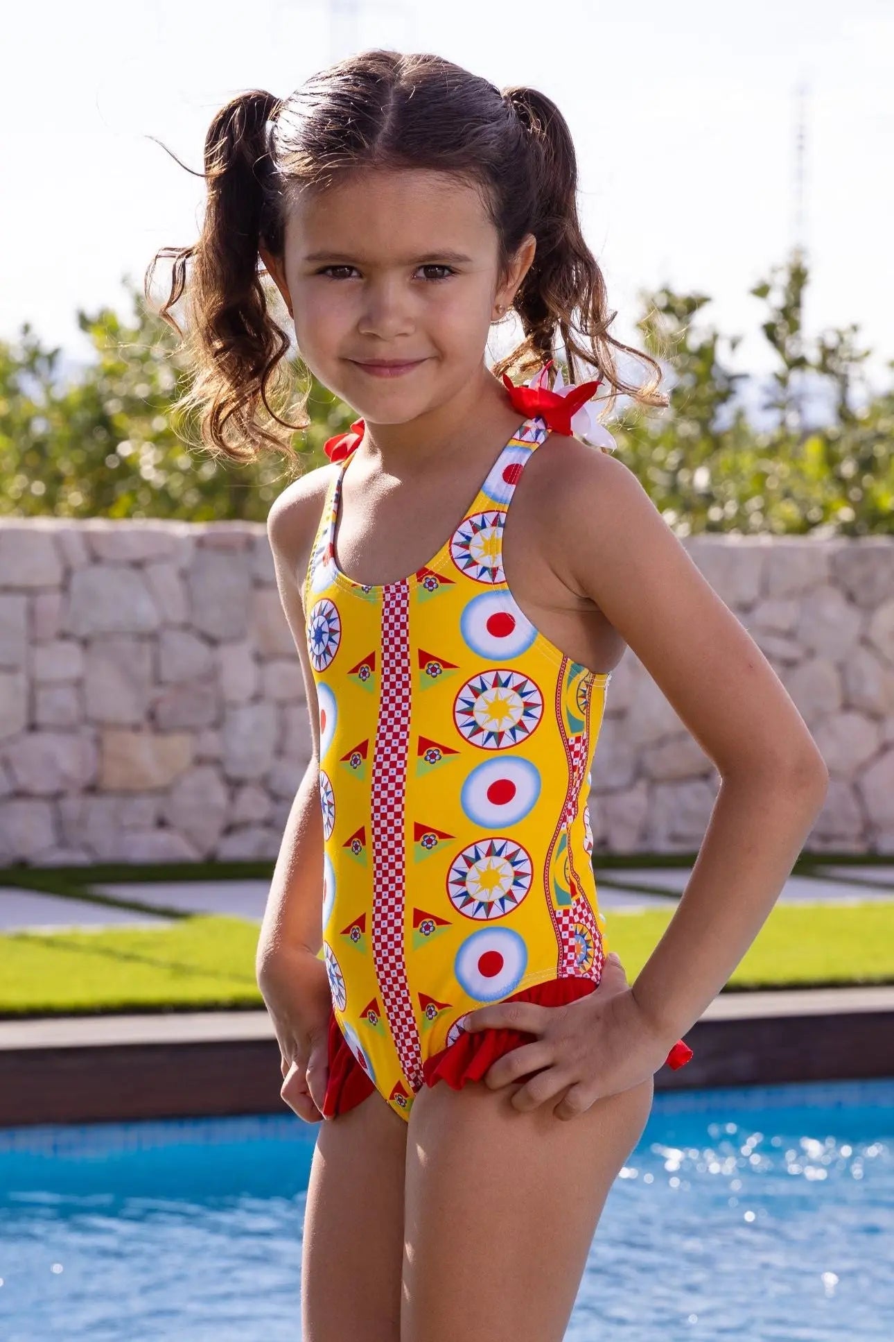Rochy Girls Estrella Swimming Costume - Dainty Delilah