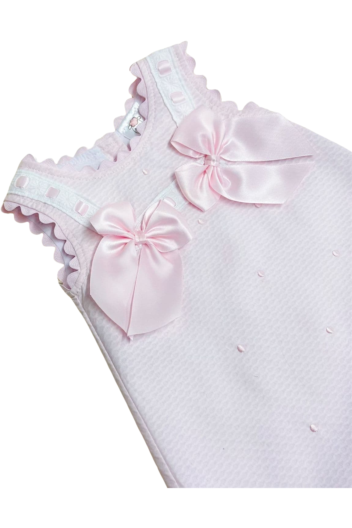 SS24 Baby Girls Pink A Line Dress Dainty Delilah