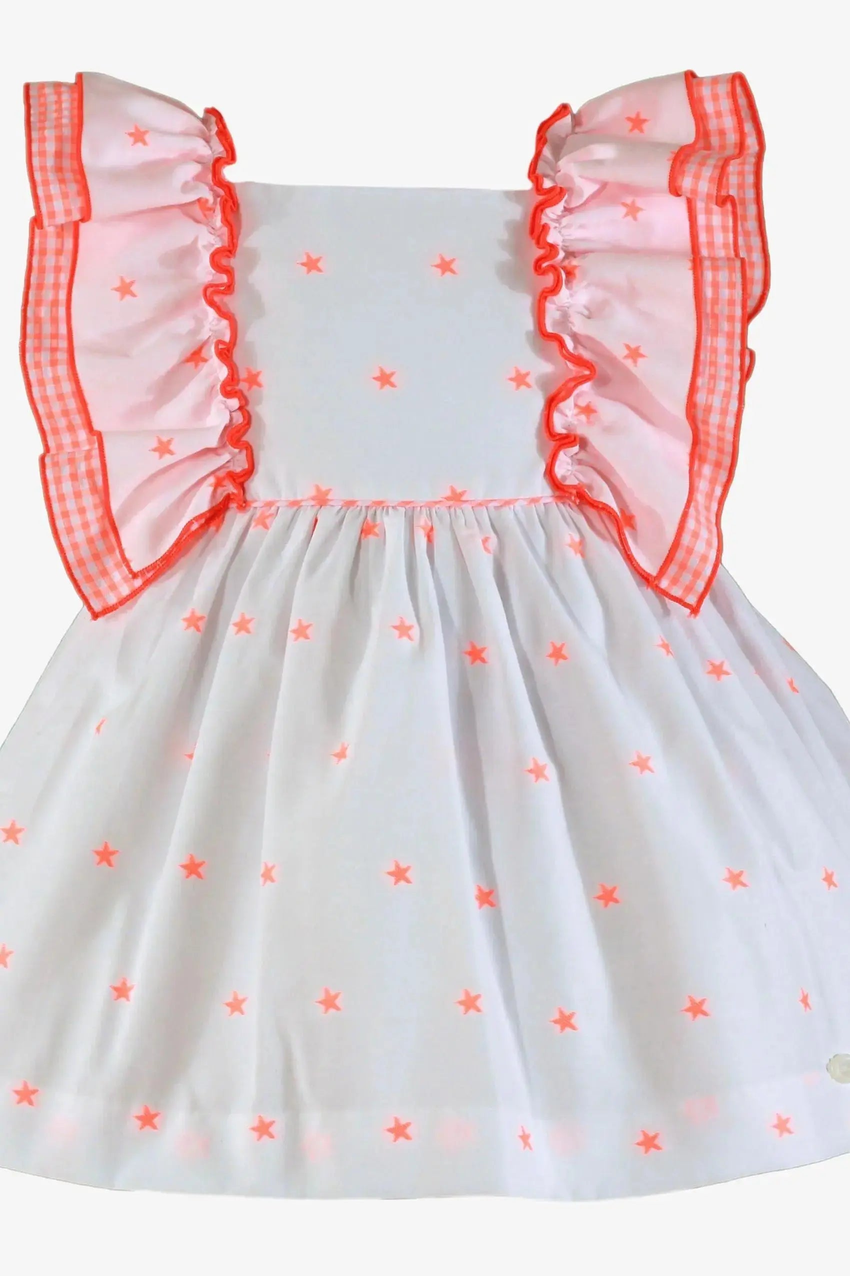 SS25 Girls Miranda Neon Stars Summer Dress Dainty Delilah