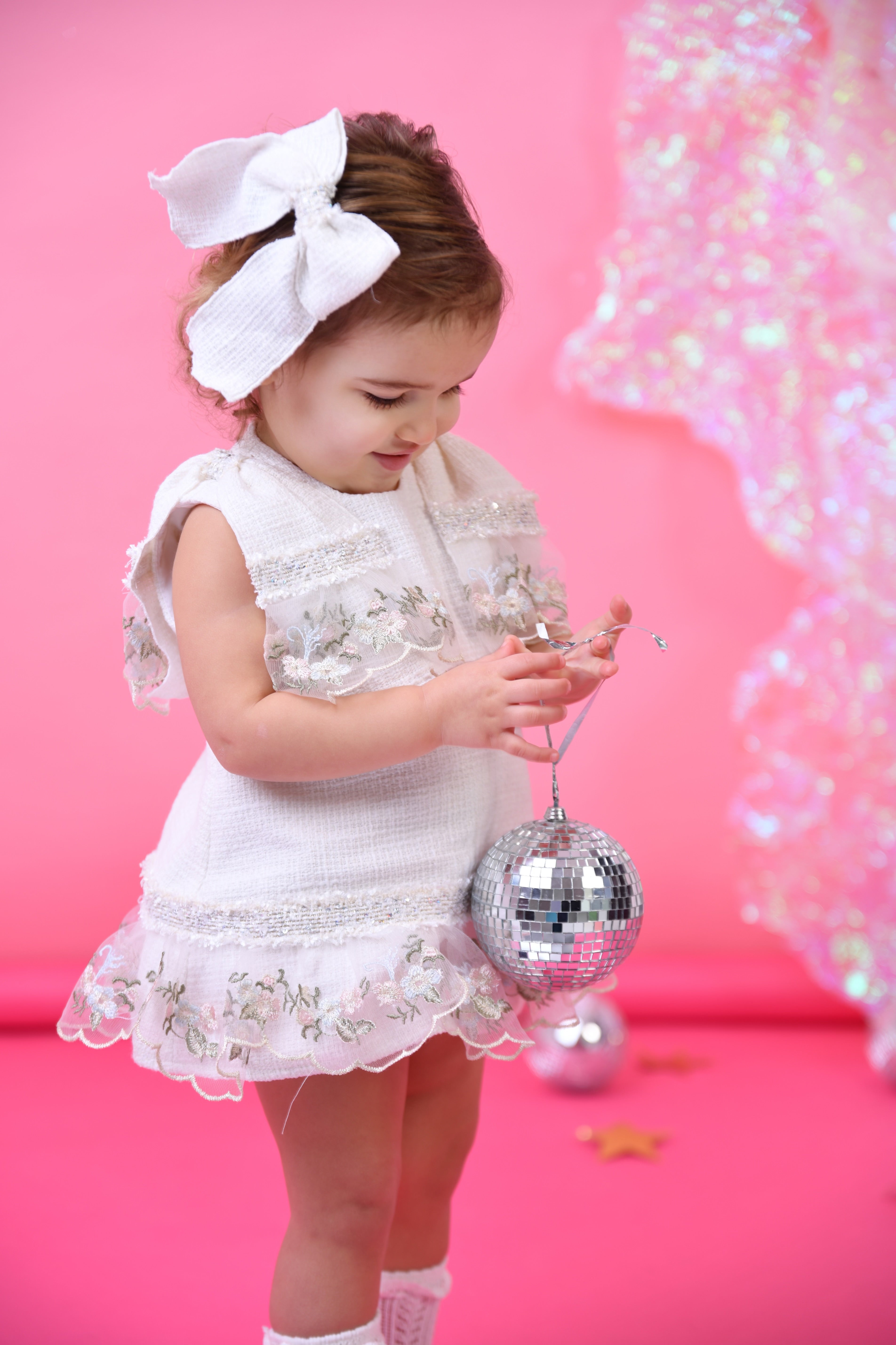 SS25 Naxos Baby Girls Rosaletta Dress & knickers Dainty Delilah