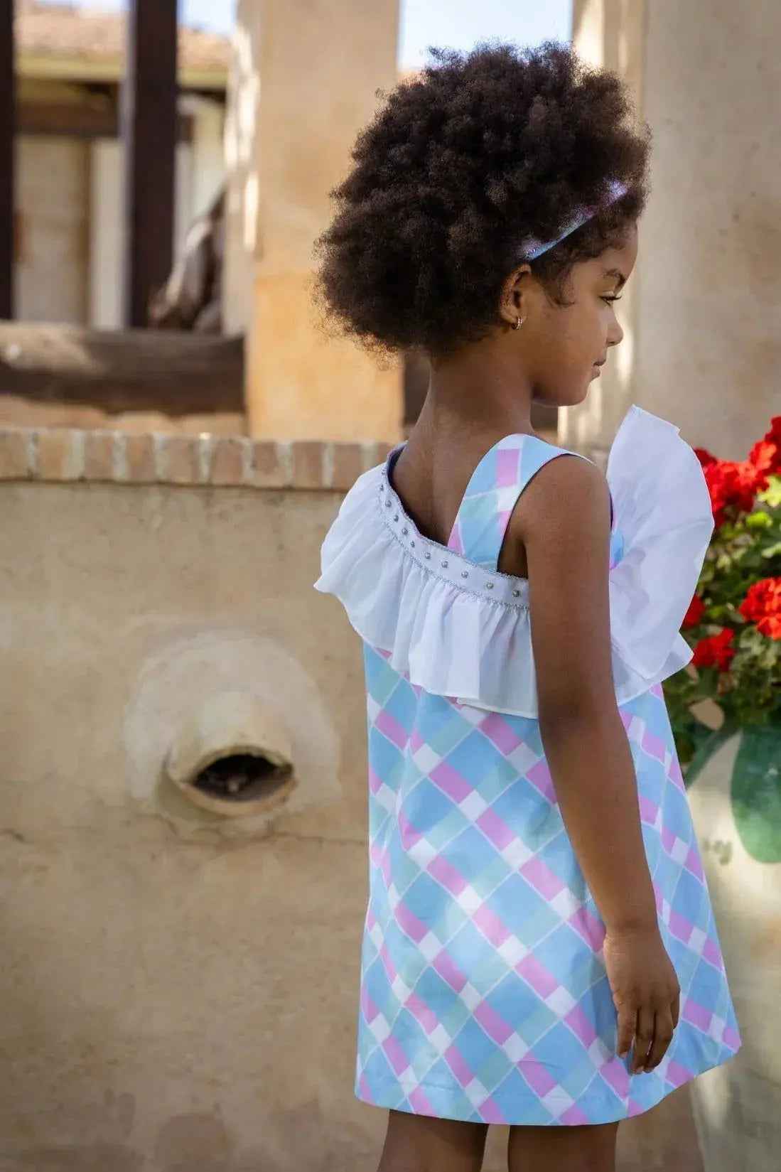 SS25 Rochy Girls Barbie Pastel A Line Dress