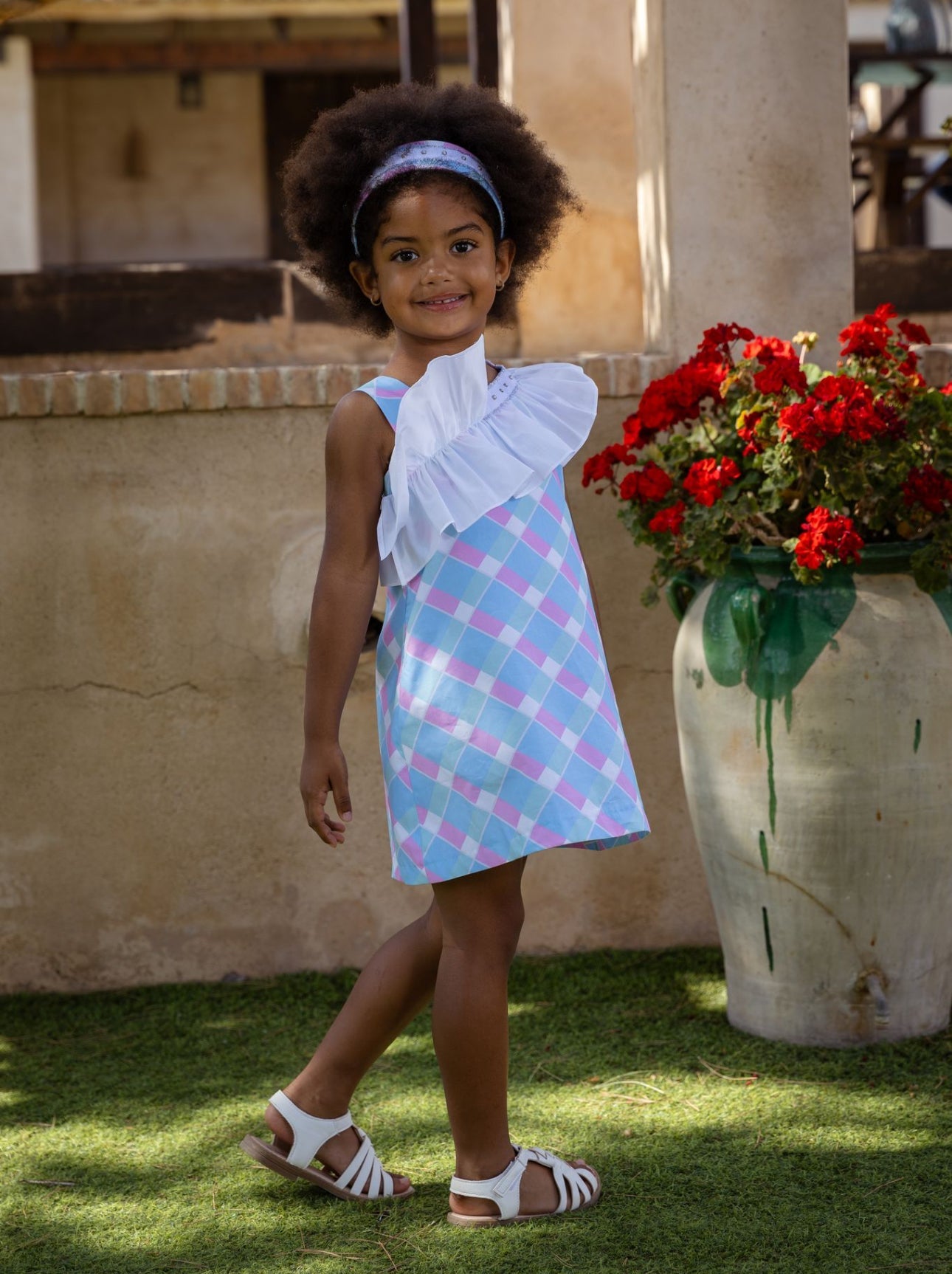 SS25 Rochy Girls Barbie Pastel A Line Dress - Dainty Delilah