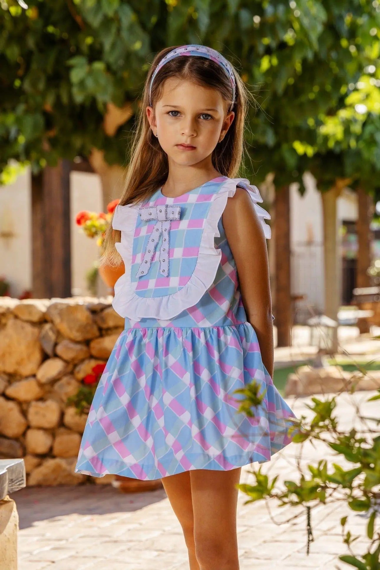 SS25 Rochy Girls Barbie Pastel Dress - Dainty Delilah 