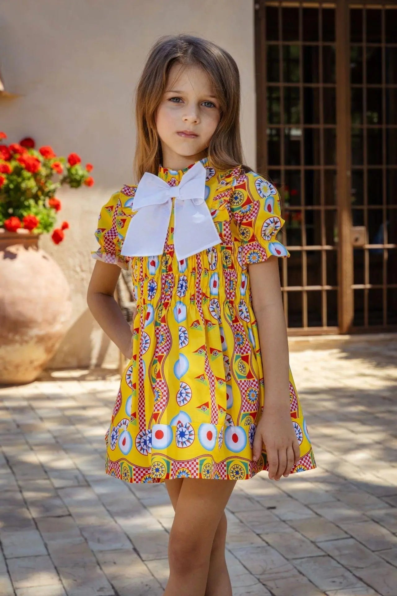 SS25 Rochy Girls Estrella Bow Dress - Dainty Delilah