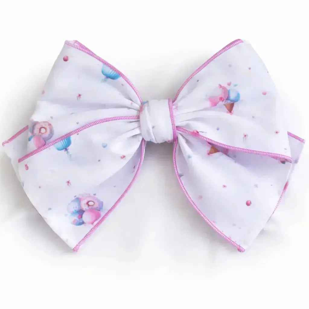 SS26 Babine Girls Lilac Balloon Hair Bow